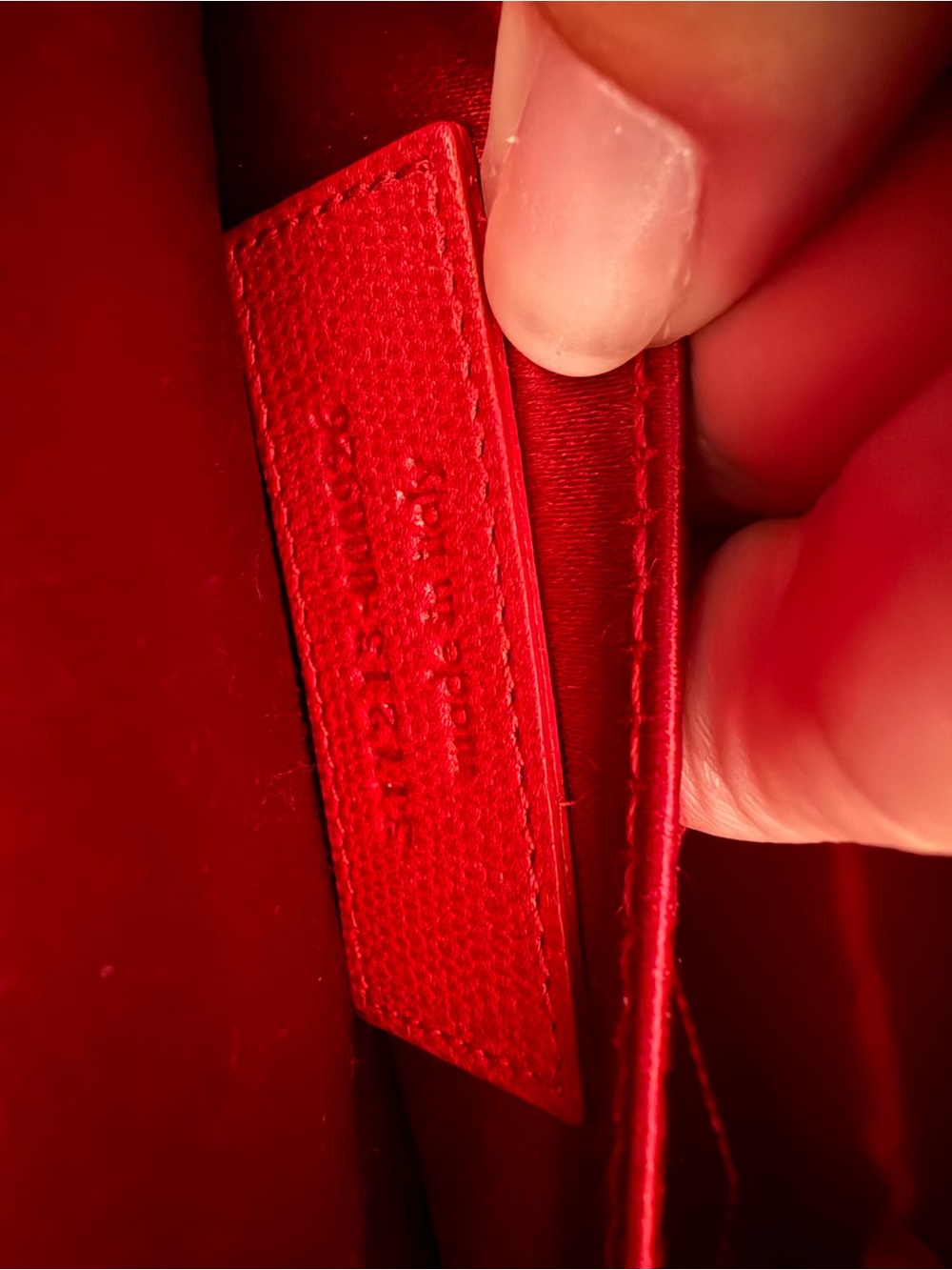 Yves Saint Laurent Leather Clutch in Red - Picture 13 of 15